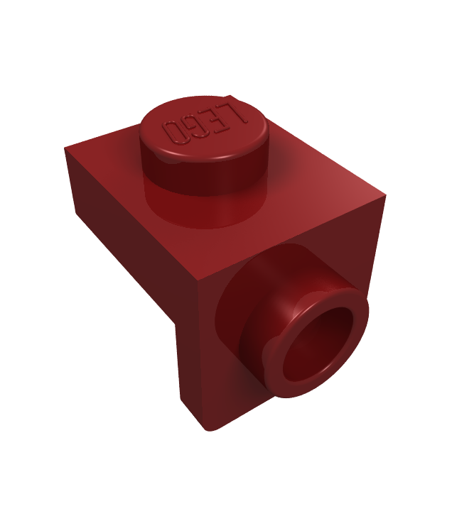 LEGO - Beugel 1 x 1 - 1 x 1 - Dark Red | N