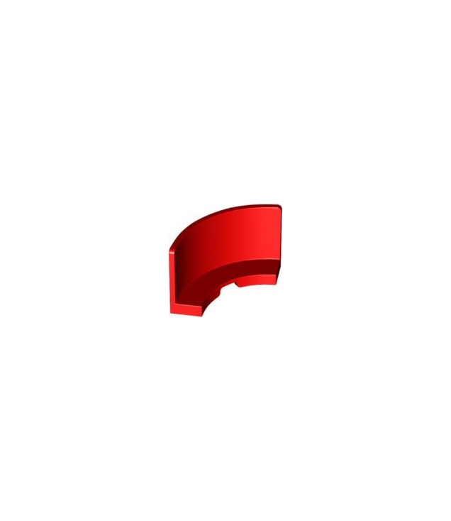 LEGO - Paneel 3 x 3 x 2 hoek convex - Red | N