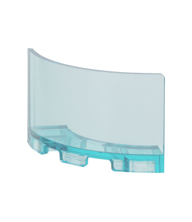 LEGO - Paneel 3 x 3 x 2 hoek convex - Trans-Light Blue | N