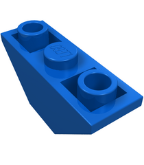 LEGO - Helling, omgekeerd 45 graden 3 x 1 dubbel - Blue | N - Thumbnail