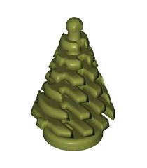 LEGO - Plant, dennenboom klein 2 x 2 x 4 - Olive Green | N - Thumbnail