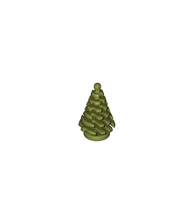LEGO - Plant, dennenboom klein 2 x 2 x 4 - Olive Green | N