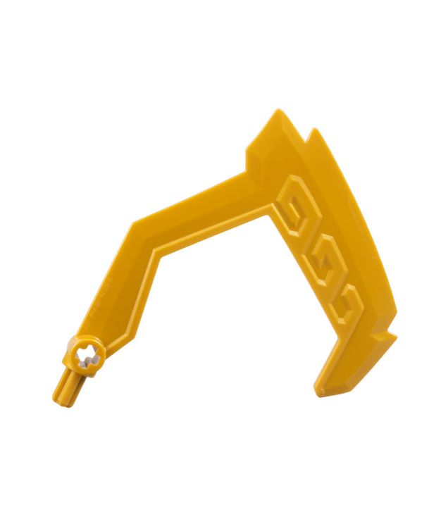 LEGO - Wapen voor grote figuur, sikkel met as en as-gat - Pearl Gold | N