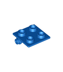 LEGO - Scharniersteen 2 x 2 bovenplaat - Blue | N - Thumbnail