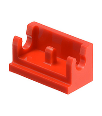 LEGO - Scharniersteen 1 x 2 basis - Red | N - Thumbnail