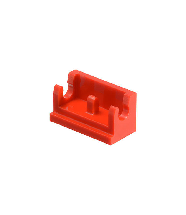 LEGO - Scharniersteen 1 x 2 basis - Red | N
