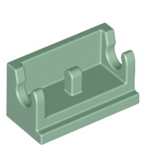 LEGO - Scharniersteen 1 x 2 basis - Sand Green | N - Thumbnail