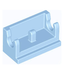 LEGO - Scharniersteen 1 x 2 basis - Bright Light Blue | N - Thumbnail
