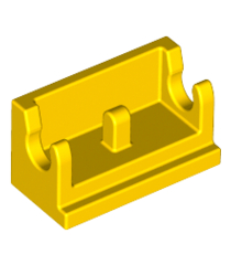 LEGO - Scharniersteen 1 x 2 basis - Yellow | N - Thumbnail