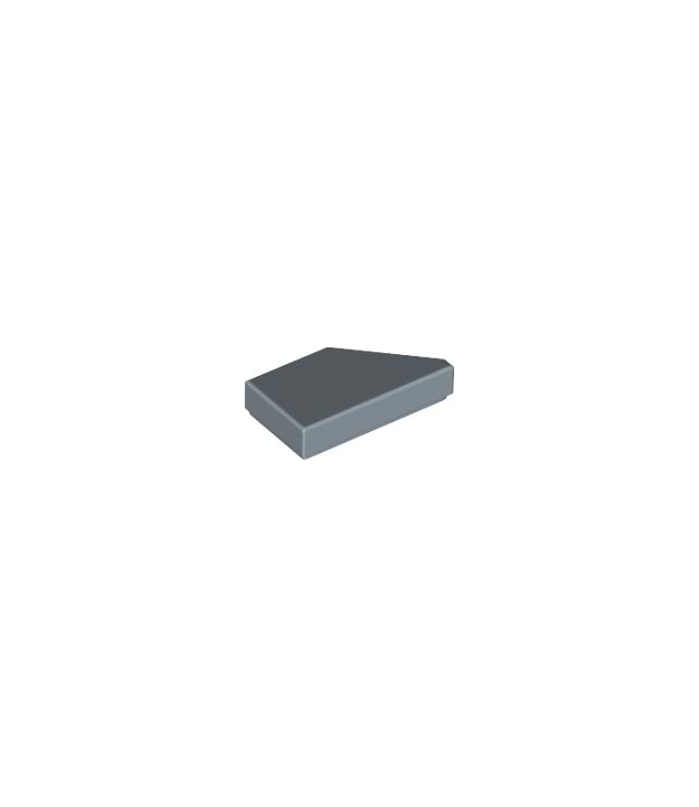 LEGO - Tegel, gemodificeerd 1 x 2 wig links - Sand Blue | N