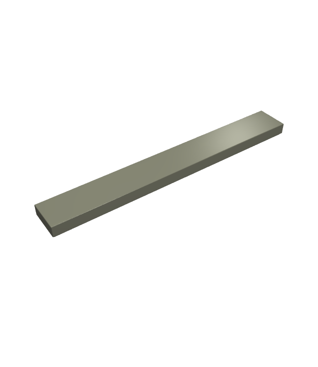 LEGO - Tegel 1 x 8 - Dark Gray | N