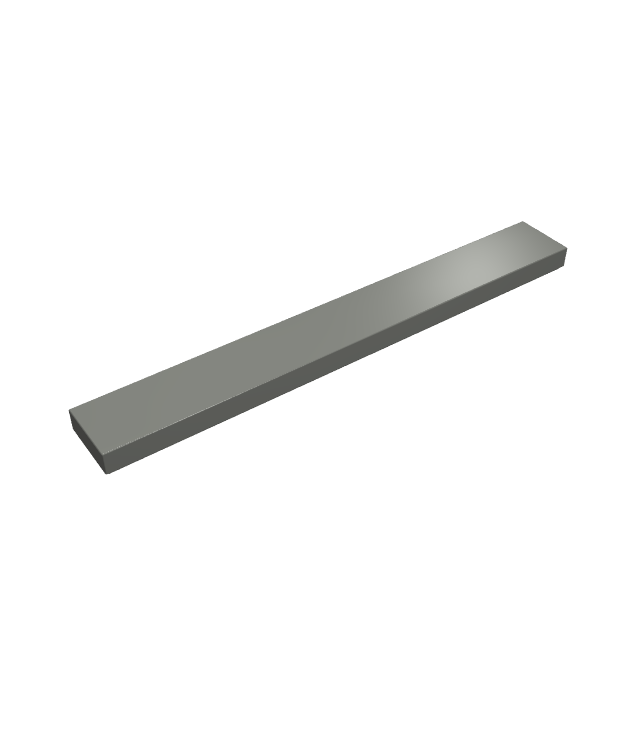 LEGO - Tegel 1 x 8 - Dark Bluish Gray | N