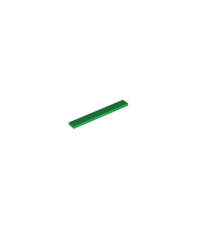 LEGO - Tegel 1 x 8 - Green | N