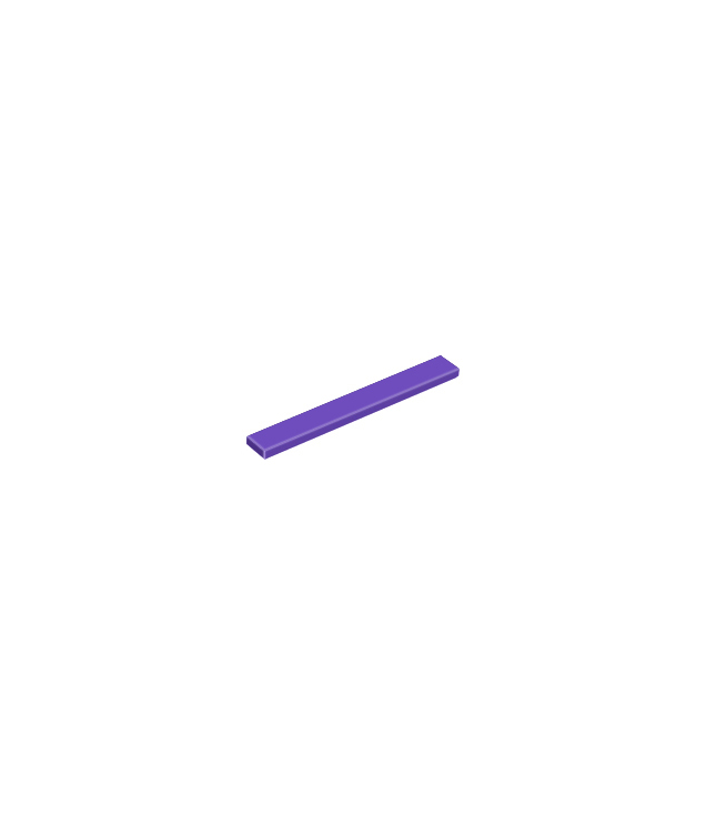 LEGO - Tegel 1 x 8 - Dark Purple | N