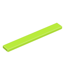 LEGO - Tegel 1 x 8 - Lime | N - Thumbnail