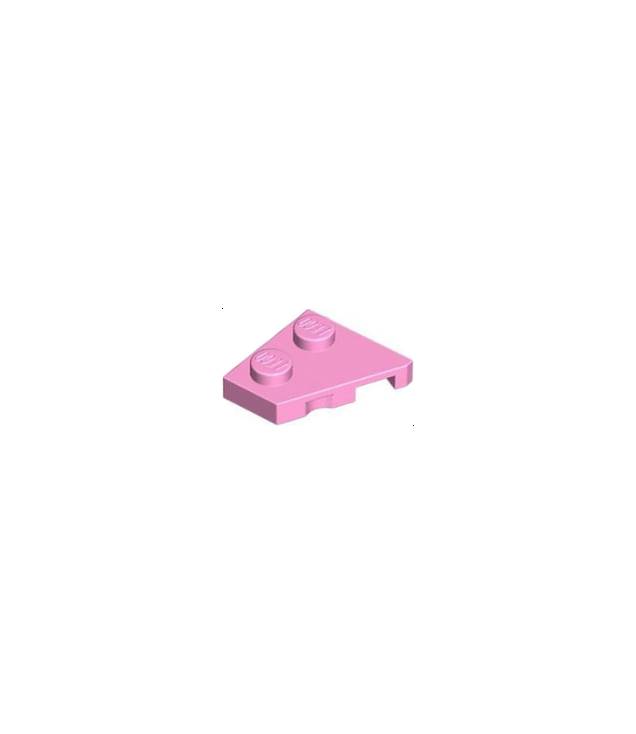 LEGO - Wig, plaat 2 x 2 links - Bright Pink | N