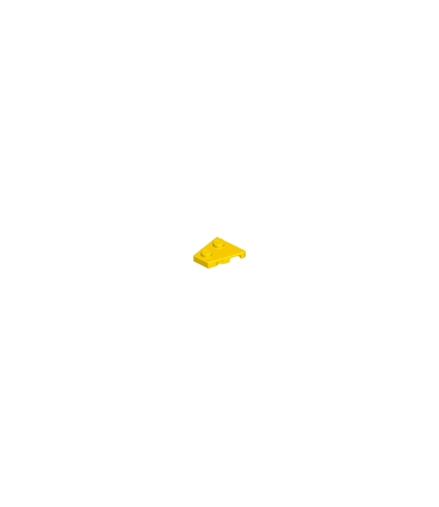 LEGO - Wig, plaat 2 x 2 links - Yellow | N