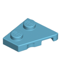 LEGO - Wig, plaat 2 x 2 links - Medium Azure | N - Thumbnail