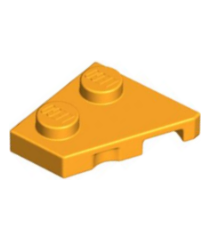LEGO - Wig, plaat 2 x 2 links - Bright Light Orange | N - Thumbnail