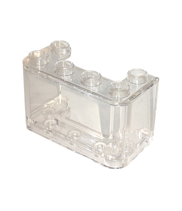LEGO - Voorruit 2 x 4 x 2 verticaal - Trans-Clear | N