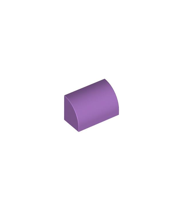 LEGO - Helling, gebogen 1 x 2 - Medium Lavender | N