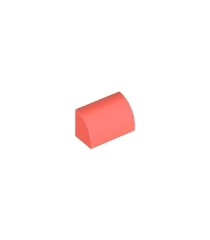 LEGO - Helling, gebogen 1 x 2 - Coral | N - Thumbnail