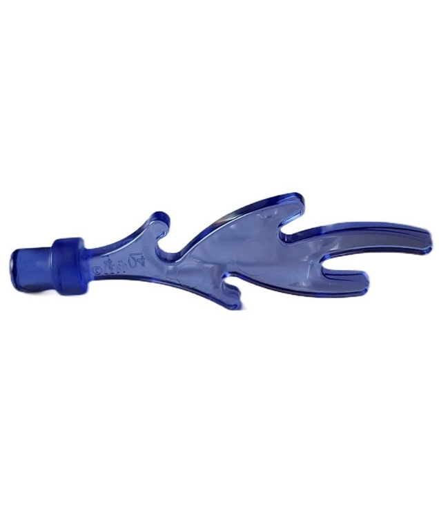 LEGO - Golfvorm recht met staafuiteinde (drakenvlam / zeewier / water) - Trans-Purple | N