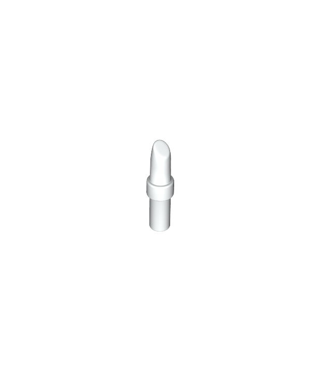 LEGO - Minifiguur-accessoire, lippenstift met witte houder - White | N