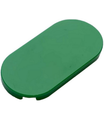 LEGO - Tegel, rond 2 x 4 ovaal - Green | N - Thumbnail