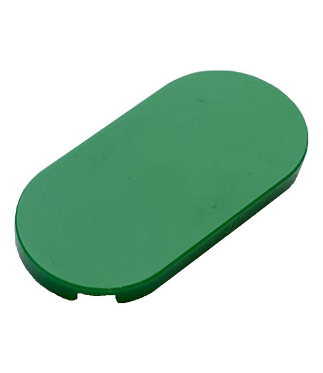LEGO - Tegel, rond 2 x 4 ovaal - Green | N