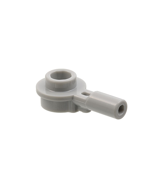 LEGO - Staaf 1L met 1 x 1 ronde plaat met holle nop - Light Bluish Gray | N