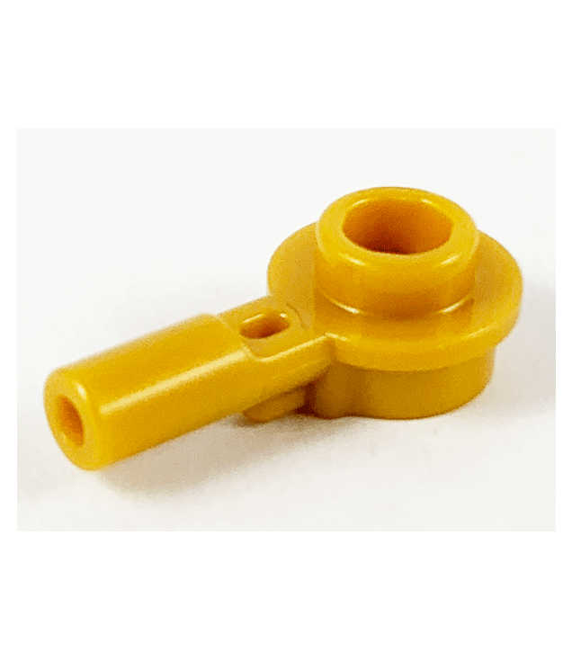 LEGO - Staaf 1L met 1 x 1 ronde plaat met holle nop - Pearl Gold | N