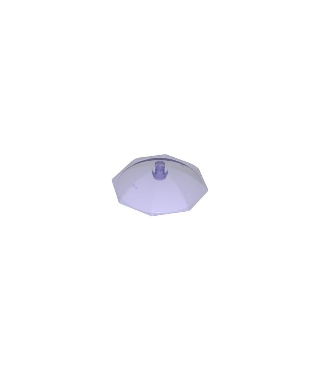 LEGO - Minifiguur-accessoire, paraplu-bovendeel 6 x 6 zonder onderflappen, met nop bovenop - Trans-Purple | N