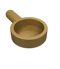 LEGO - Minifiguur-accessoire, koekenpan - Pearl Gold | N - Thumbnail