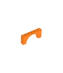 LEGO - Boog 1 x 6 x 2 met middel­dikke bovenkant zonder versterkte onderzijde - Orange | N - Thumbnail