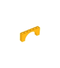 LEGO - Boog 1 x 6 x 2 met middel­dikke bovenkant zonder versterkte onderzijde - Bright Light Orange | N - Thumbnail