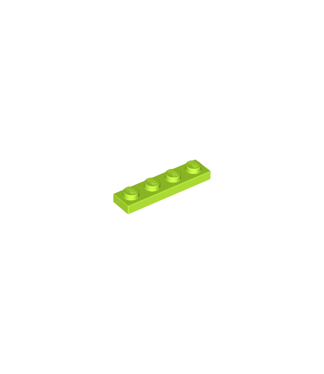 LEGO - Plaat 1 x 4 - Lime | N