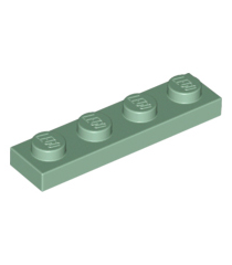 LEGO - Plaat 1 x 4 - Sand Green | N - Thumbnail