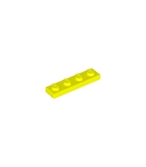 LEGO - Plaat 1 x 4 - Neon Yellow | N - Thumbnail