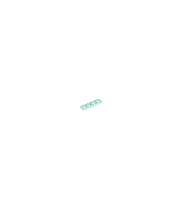 LEGO - Plaat 1 x 4 - Light Aqua | N