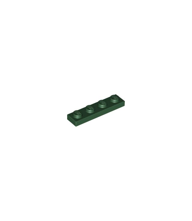 LEGO - Plaat 1 x 4 - Dark Green | N