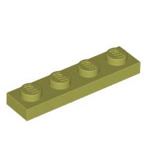 LEGO - Plaat 1 x 4 - Olive Green | N - Thumbnail