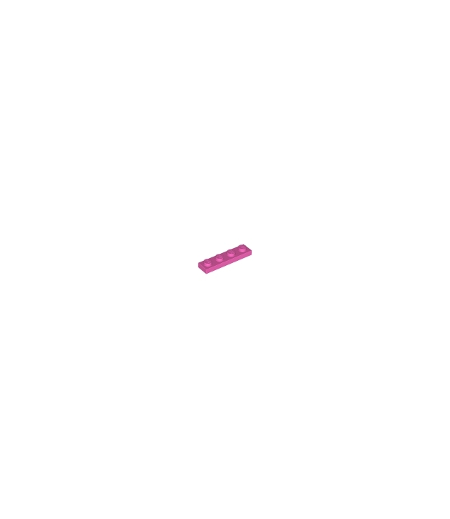 LEGO - Plaat 1 x 4 - Dark Pink | N
