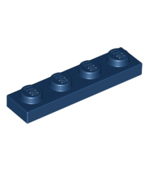 LEGO - Plaat 1 x 4 - Dark Blue | N - Thumbnail