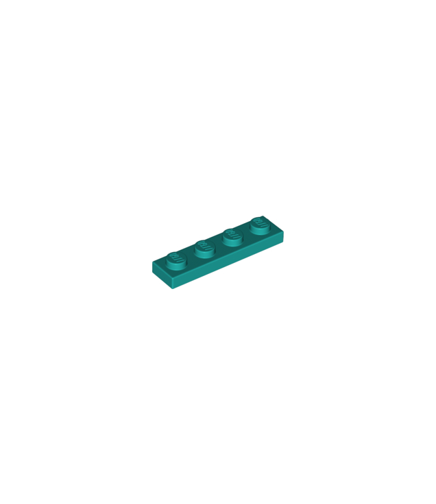 LEGO - Plaat 1 x 4 - Dark Turquoise | N
