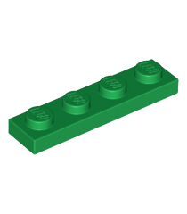LEGO - Plaat 1 x 4 - Green | N - Thumbnail