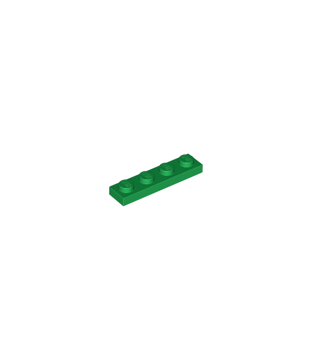 LEGO - Plaat 1 x 4 - Green | N