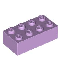 LEGO - Steen 2 x 4 - Lavender | N - Thumbnail