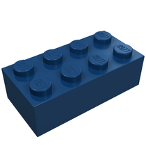 LEGO - Steen 2 x 4 - Dark Blue | N - Thumbnail