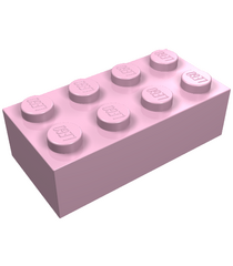 LEGO - Steen 2 x 4 - Bright Pink | N - Thumbnail
